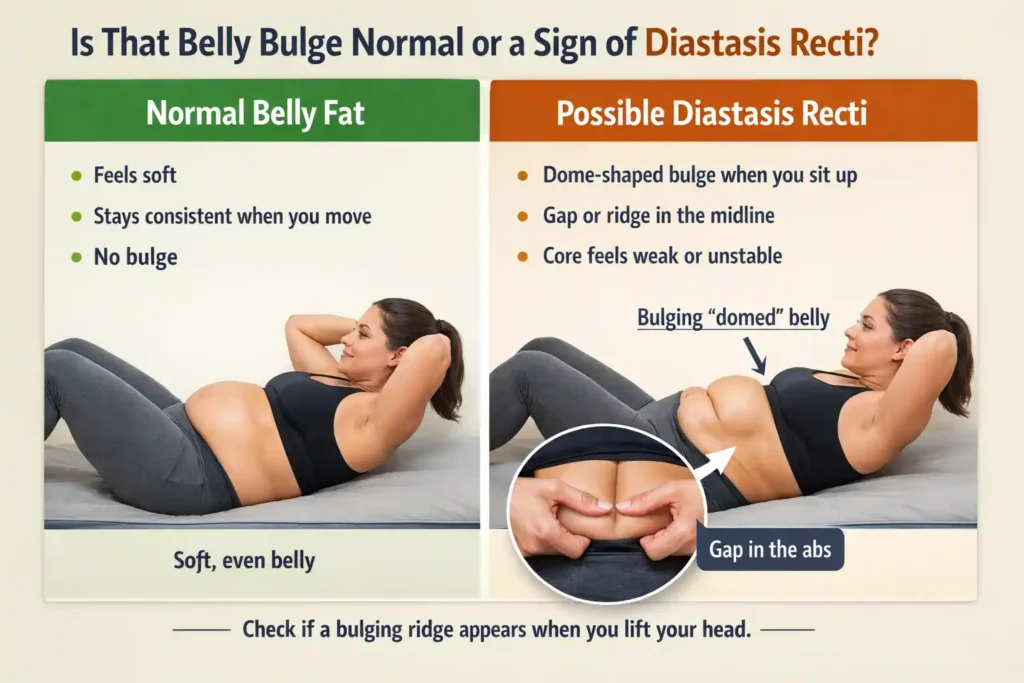 Is That Belly Bulge Normal or a Sign of Diastasis Recti Bridge End