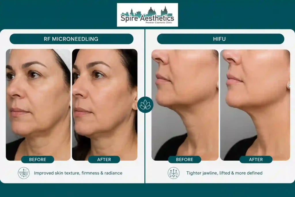 Can RF Microneedling and HIFU Be Combined Bridge End?